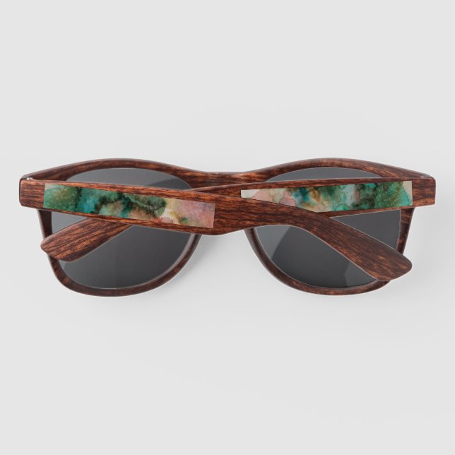 Lunettes De Soleil Teinture Rainbow personnalisée (Dos)