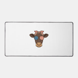 Lunettes de soleil tête de vache patriotique desig