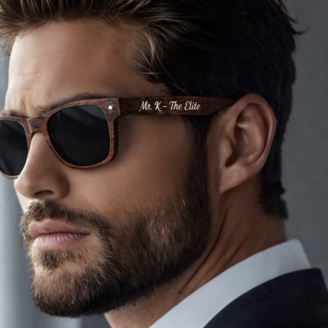 Lunettes De Soleil The Elite - Wooden Sunglasses – 2026 Personalized (He doesn’t chase attention.
He owns the moment.
#MrElite #MensLuxury #WoodenSunglasses #GiftForHim)