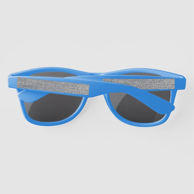 Lunettes De Soleil Tissu Jeans (Dos)