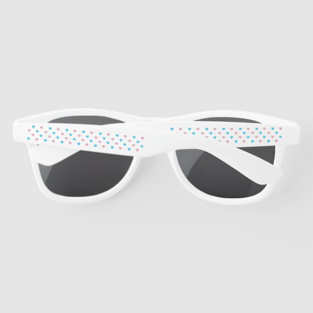 Lunettes de soleil Trans Fierté Cœurs (Dos)