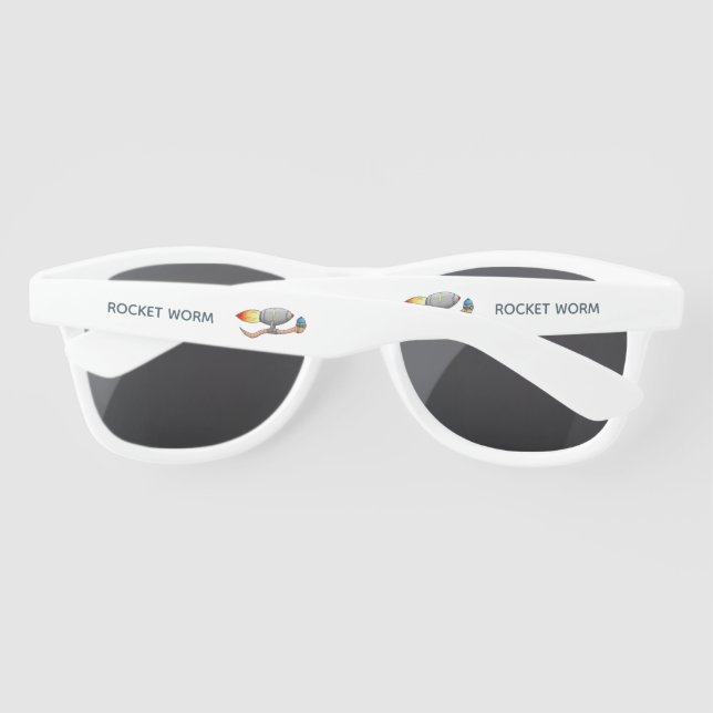 Lunettes De Soleil Ver de fusée (Dos)
