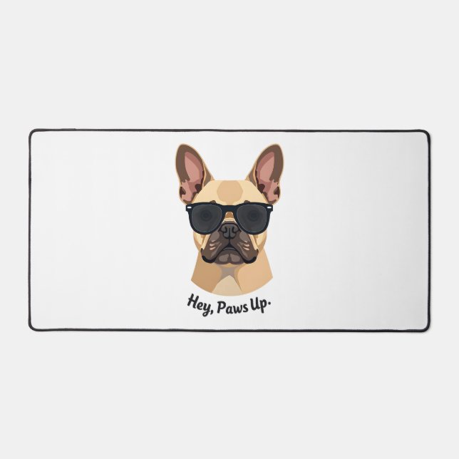 Lunettes de soleil vintage Hey, Paws Up Bouledogue (Recto)