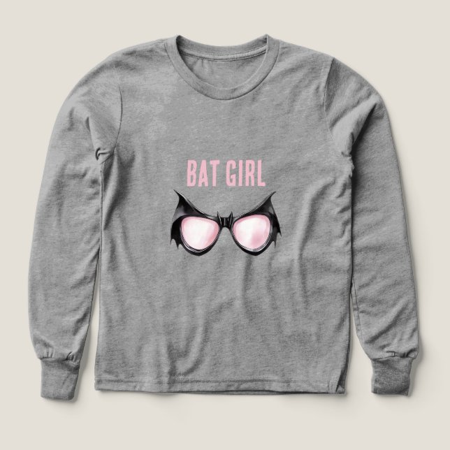 Lunettes Fille Chauve-Souris Noir Rose (Motif recto)