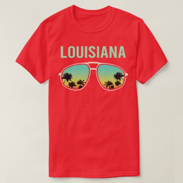 Lunettes Nature Louisiana TShirt (Design devant)