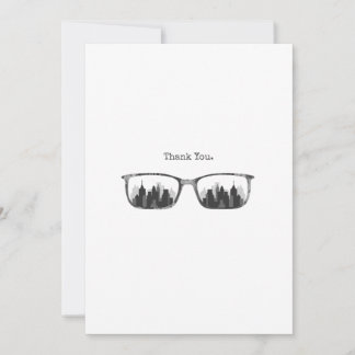 Lunettes personnalisables et carte de vœux de vill