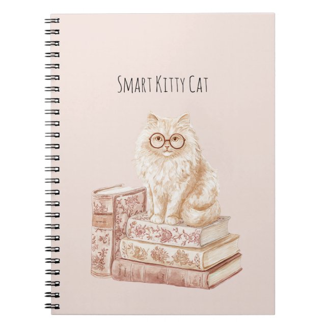 Lunettes Smart Kitty Cat Rose Livres (Devant)