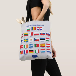 L'Union européenne Drapeaux Pays de l'UE Sac fourr