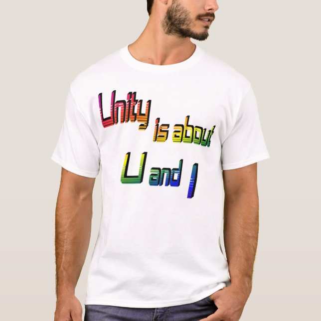 L'unité, c'est l'U et le T-shirt I (Devant)