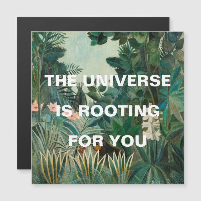 L'univers de la peinture de la jungle verte est un (Devant / Derrière)