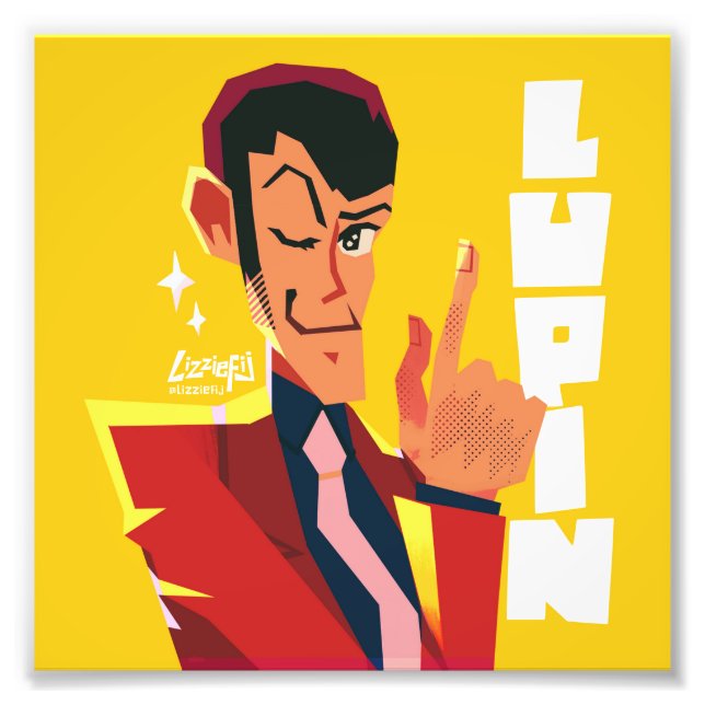 Lupin III, troisième petite impression artistique (Devant)