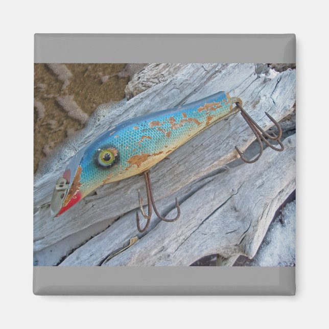 Lure P & K Lippy Chicago IL 1940's Magnet (Devant)