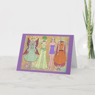 Luriel la carte blanche de poupée en papier pour e