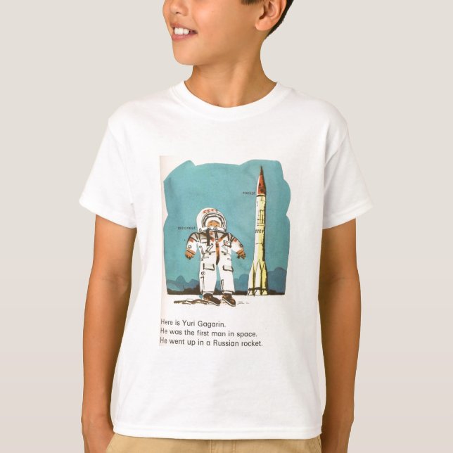 L'URSS drôle Yuri Gagarin badine le T-shirt (Devant)
