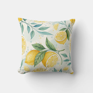 Luscieux Lemons Petit Carré Coussin
