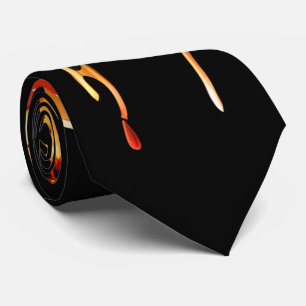 Luscious Pizza Cravate - Black Food thème Cravate