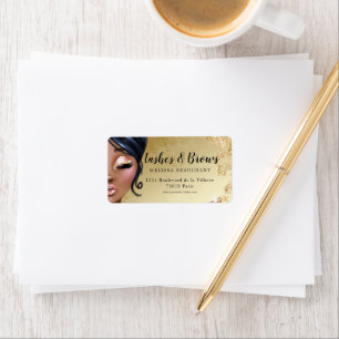 Lush Gold Lash Cleaner Luxe Eyelashes Étiquette