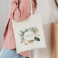 Lush Tropical Bridesmaid Sac fourre-tout de la Bac