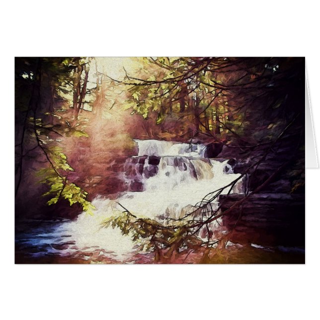 L'usine tombe dans la peinture de Poconos (Devant horizontal)