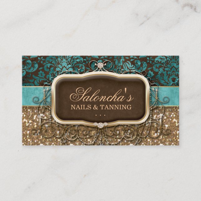 Lustre de bronzage de mode de carte bronzage de (Devant)