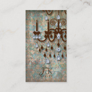Lustre vintage de damassé de carte de visite