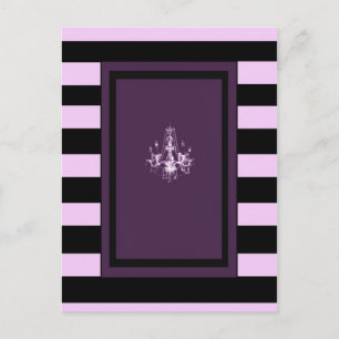 Lustre violet ~ Carte postale / Invitation