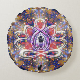 Lustré Zen Lotus Coussin rond