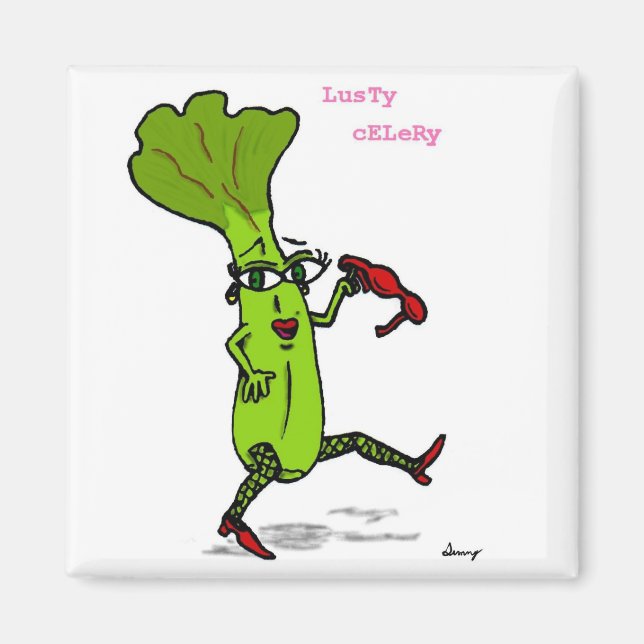 Lusty Celery Magnet (Devant)