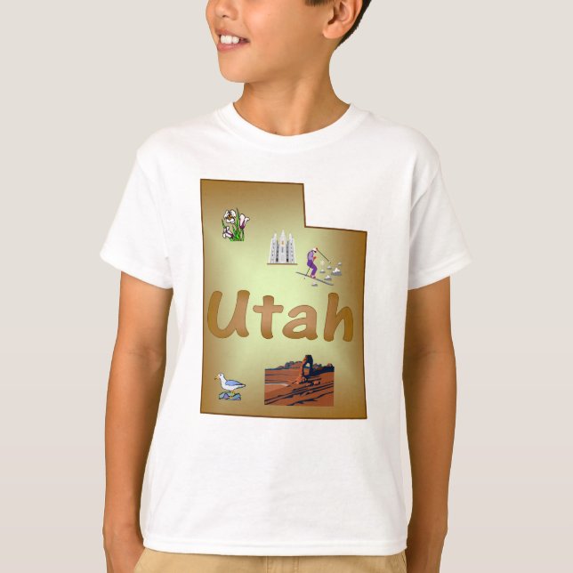 L'Utah badine le T-shirt (Devant)