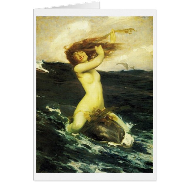 Lutin d'eau montant un dauphin (Devant)