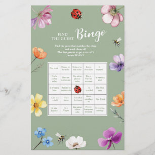 Lutin fleur sauvage Trouvez le Bingo Invité