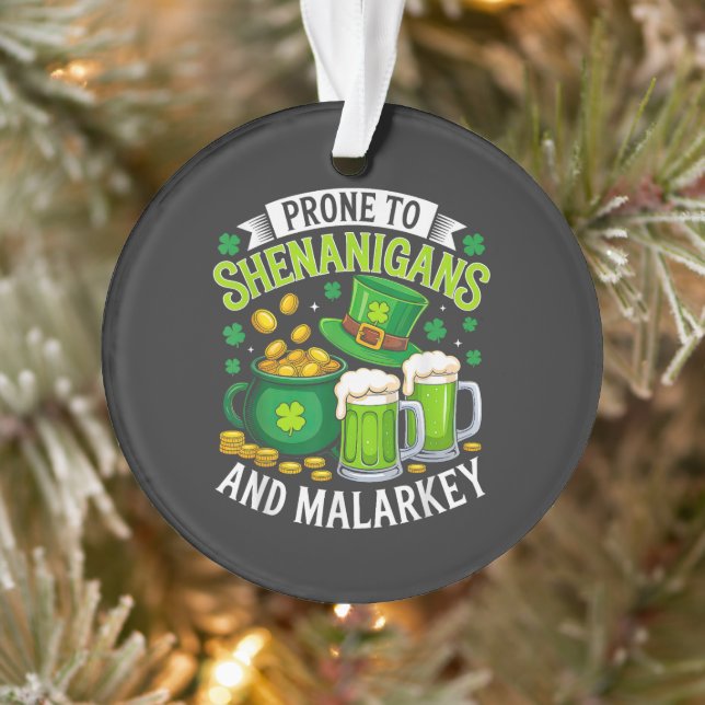 Lutin irlandais de la Saint-Patrick enclin aux far (Arbre)
