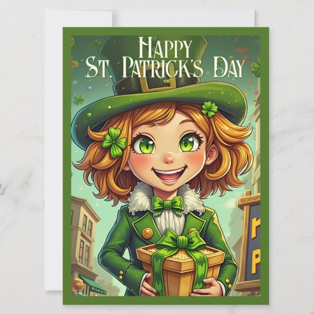 Lutin joyeux - Saint-Patrick Chanceux Char (Devant)