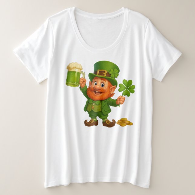 Lutin mignon et fantaisiste pour la Saint-Patrick  (Design devant)