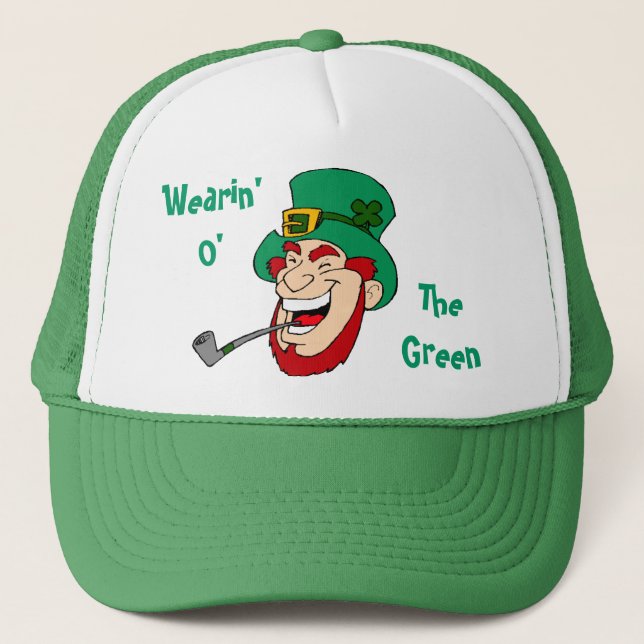 Lutrin de la verte leprechaun casquette St. Patty (Devant)