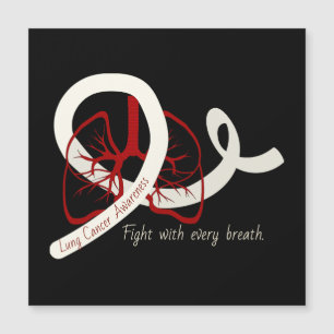 Lutte contre le cancer du poumon, poumons et ruban