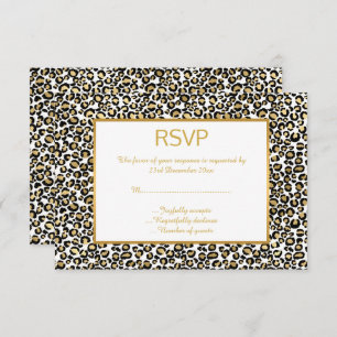 LUXE ANIMAL LEOPARD PATTERNEL RSVP