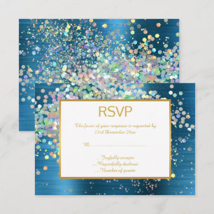 LUXE BLEU ARC-EN-CIEL HOLOGRAPHIQUE SPOT RSVP