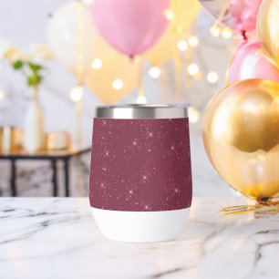 Luxe bordeaux brillant parties scintillant d'or co