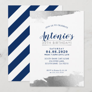 LUXE FÊTE D'ANNIVERSAIRE INVITATION doré moderne a