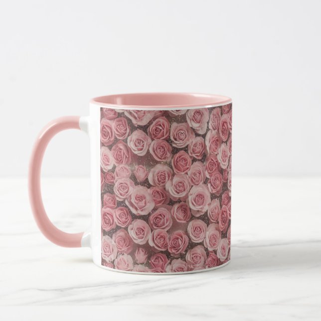 Luxe Glam rose Plutôt Dreamty Rose Combo Mug rose (Gauche)