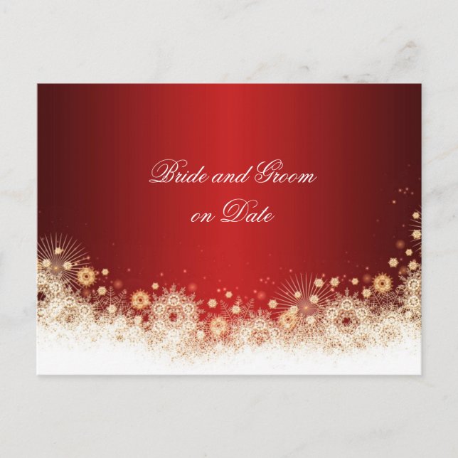 Luxe Gold Christmas Lace Enregistrer la carte de d (Devant)