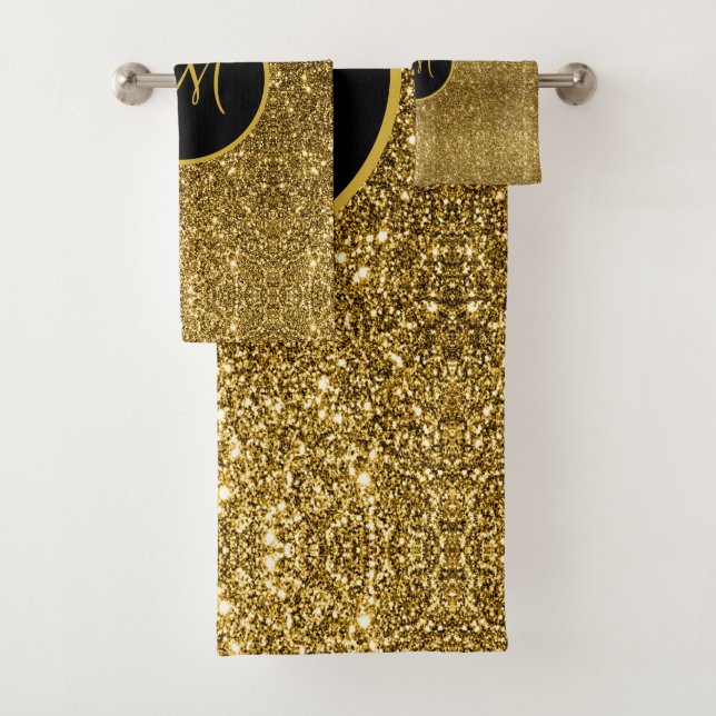 Luxe Gold Parties scintillant Sparkle personnalisé (En situation)
