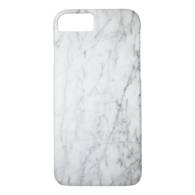 Luxe Marbre blanc coque iphone (Dos)