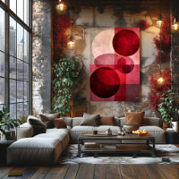 Luxe Minimaliste Art Déco Géométrique Abstrait Rou