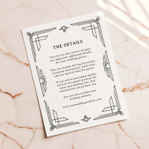Luxe Moderne Déco | Détails de Mariage