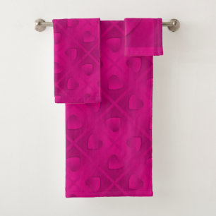 Luxe Moderne Élégant Coeur Rose