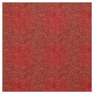 Luxe Moderne Rouge naturel tissu papillon Floral