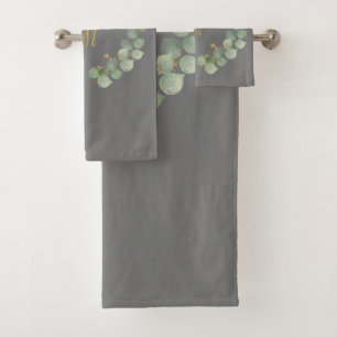 LUXE PERSONNALISÉ EUCALYPTUS GRAY WREATH