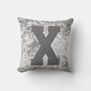 Luxe velours stylisé coussin d'oreiller jettent